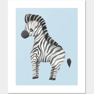 Cute Baby Zebra Posters and Art